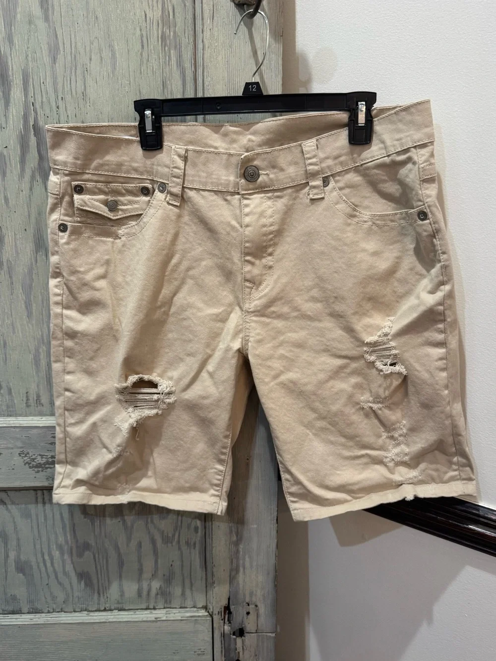 True religion mens Geno shorts 36